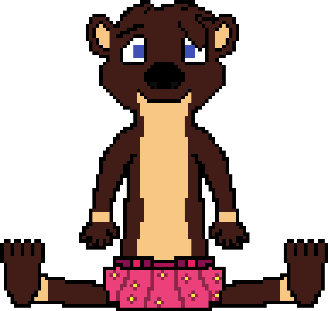 Baby Otter - Teddy Bear (1200x1200)