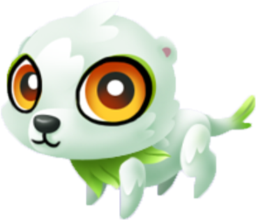 Sea-plant Otter Baby - Cartoon (461x461)