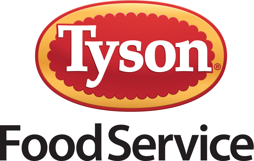 Food Logo Fork And Knife Crown Background Food Logo - Tyson Hot And Spicy Chicken Chunks (894x567)