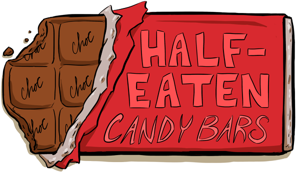 Half Eaten Candy Bars When In Doubt, Draw Yo - Draw A Half Eaten Chocolate Bar (650x376)