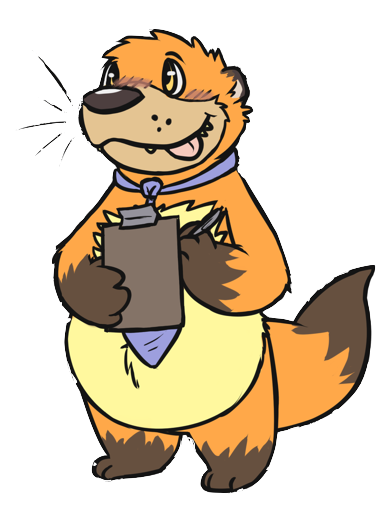 In This Course We Use A Python Program Called Otter - Cartoon (481x517)