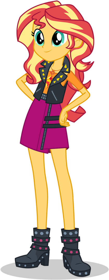 Sunset Shimmer - Mlp Eg Sunset Shimmer (730x1095)