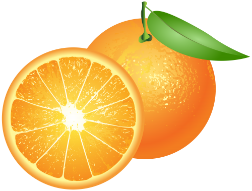 Dazzling Design Inspiration Orange Clipart Oranges - Апельсин Вектор (500x379)