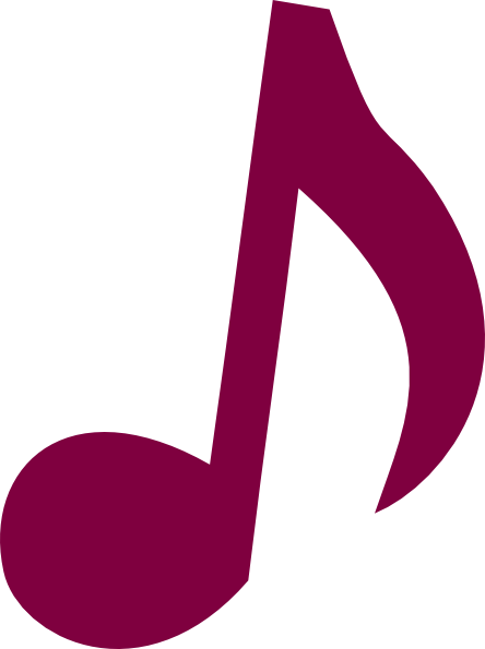 Musical Note Clip Art - Music Notes Clip Art (444x595)