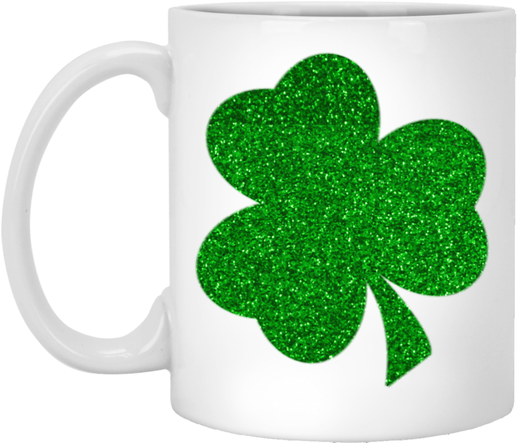 New Saint Patrick's Day Four Leaf Clover Green Bling - Shamrock (1024x1024)