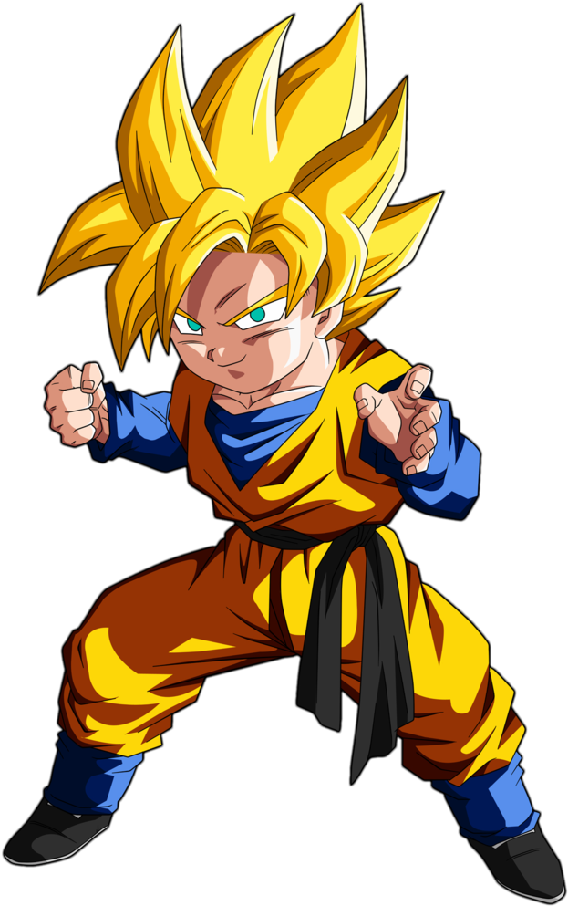 Dragon Ball Z Kid Goten Ssj By Diogouchiha - Dragon Ball Z Goten (1024x1535)