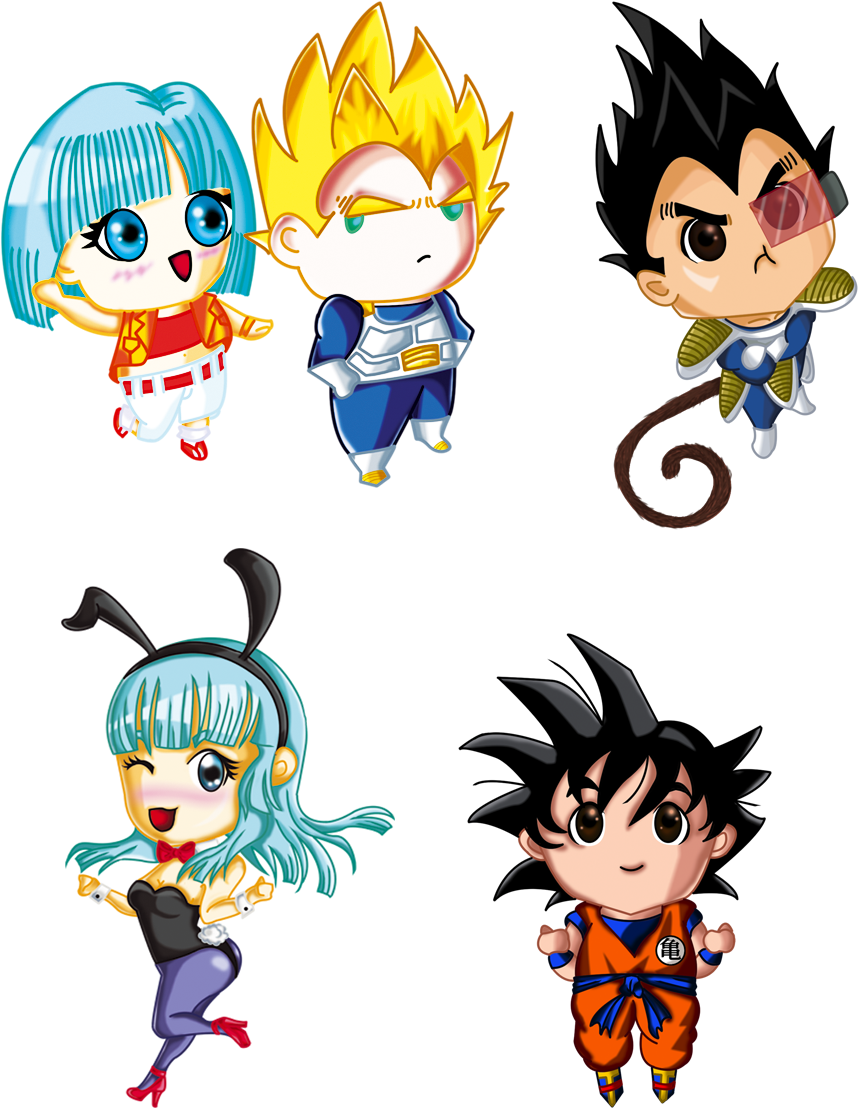 Dragon Ball Z Characters-free Png By Jimereynosop - Dragon Ball Z (956x1208)