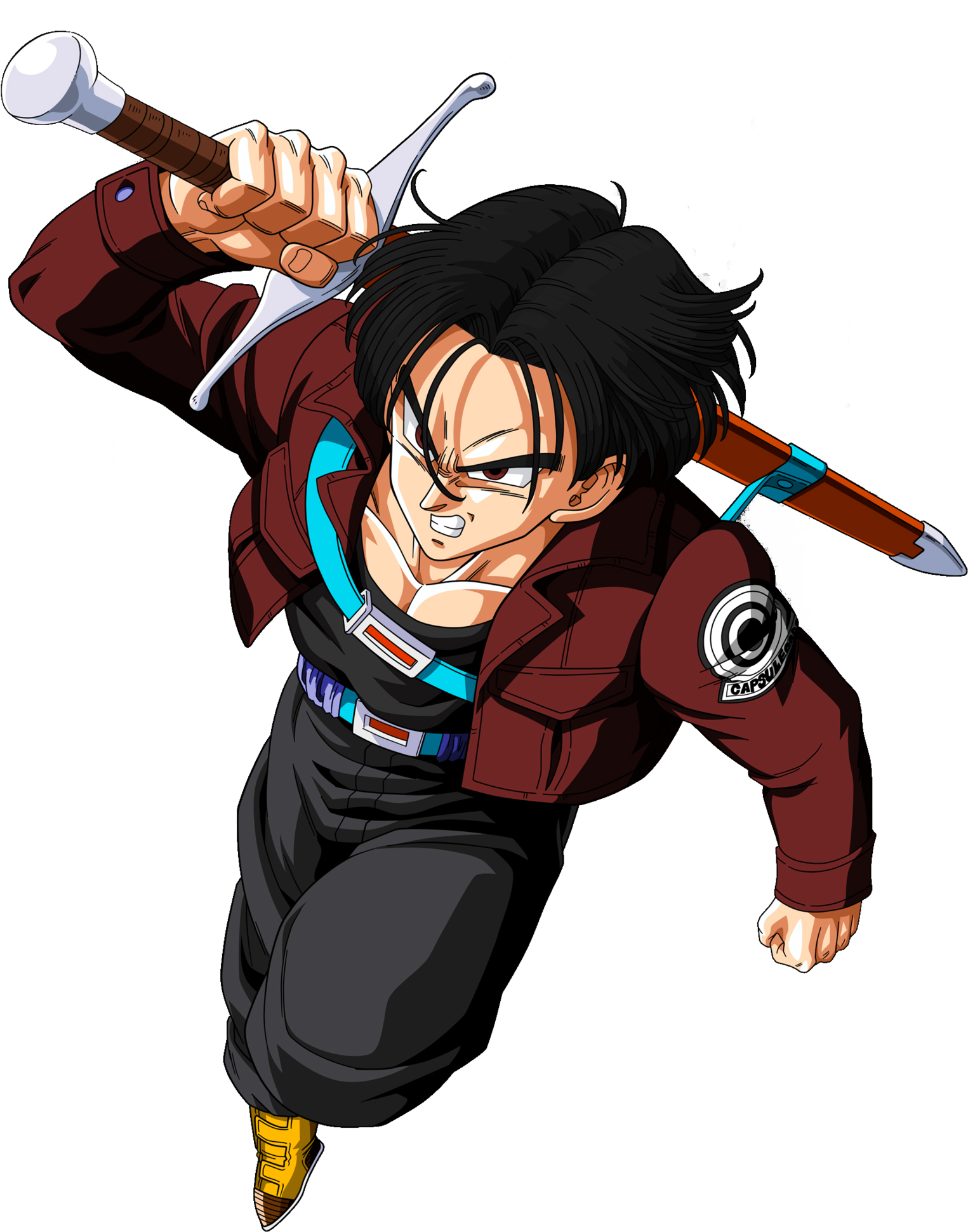 Trunks By My Dbz Universe - Black Trunks Dragon Ball Z (1600x1951)