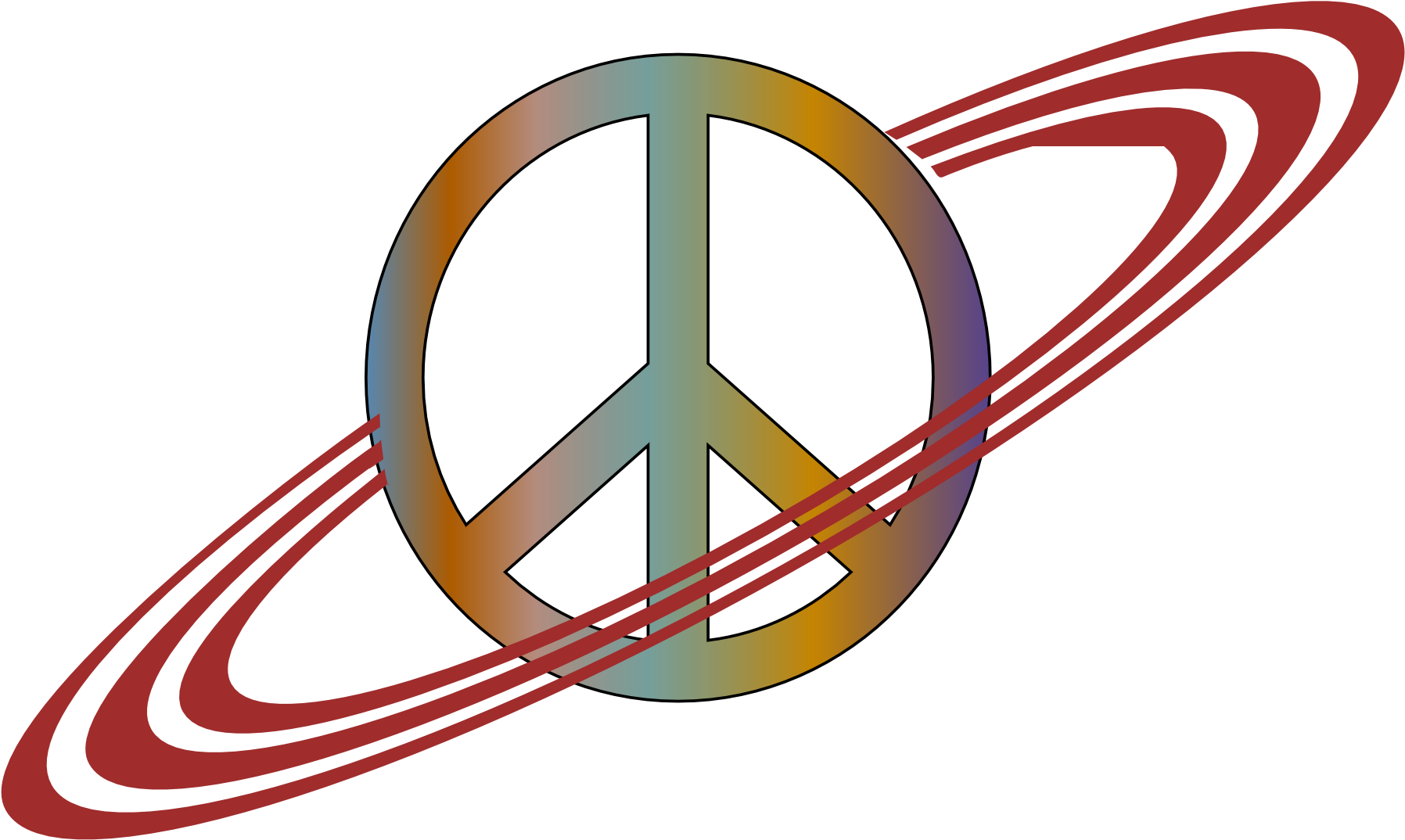 Peace Symbol Clip Art Christmas - Simbolo De La Paz (1979x1183)