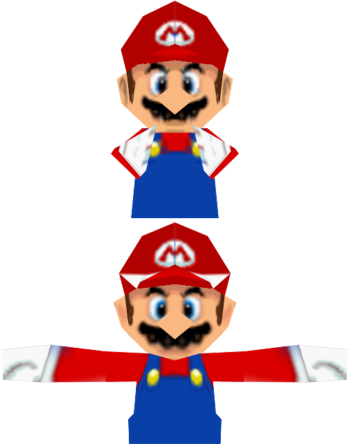 Download Zip Archive - Mario Kart Ds Mario Model (750x650)