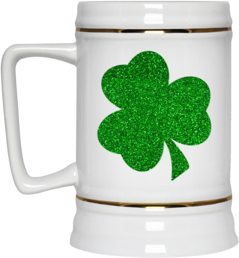 New Saint Patrick's Day Four Leaf Clover Green Bling - Mug There Is No Fun In Germany (1024x1024)
