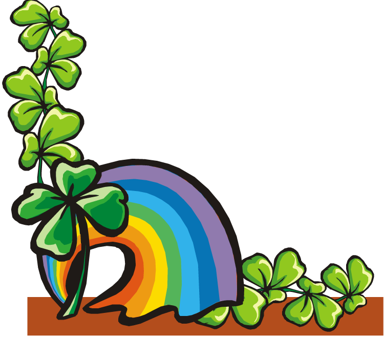 Four-leaf Clover Rainbow Green - Four-leaf Clover Rainbow Green (750x660)