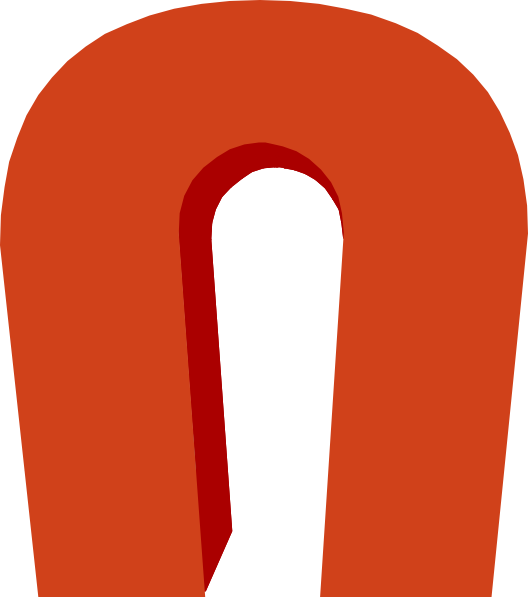 North Magnets Clipart - เเ ม่ เหล็ก Png (528x597)