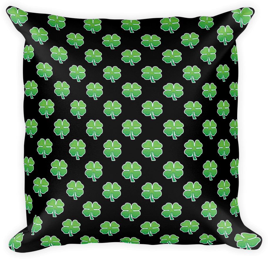 Four Leaf Clover-just Emoji - Shrimp Emoji Pillow (1000x1000)