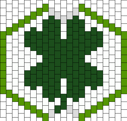 Care Bears Good Luck Bear Mask Bead Pattern - Bear (441x418)