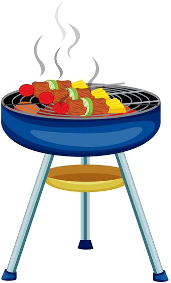 Barbecue Grill Barbecue Sauce Hamburger Grilling Clip - Barbecue Grill Clipart (433x600)