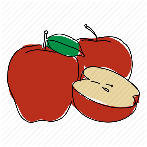 Red Apple Icon Stock Vector - Apple (512x512)