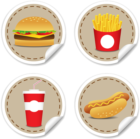 Fesat Food Icons Set, Isolated Vector Illustration - Beef (640x640)
