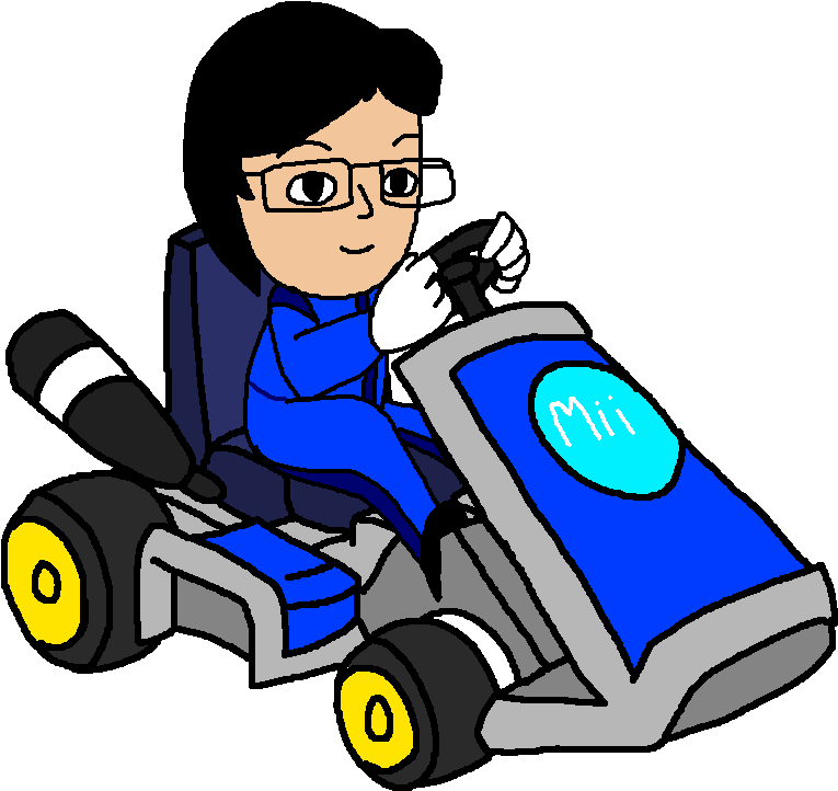 Mario Kart Art Day - Mario Kart Mii (821x786)