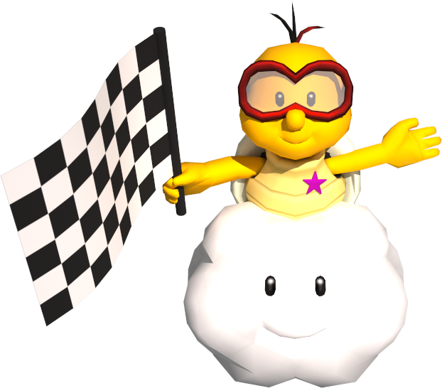 Mario Kart 7 Tournament - Mario Kart Finish Flag (622x546)