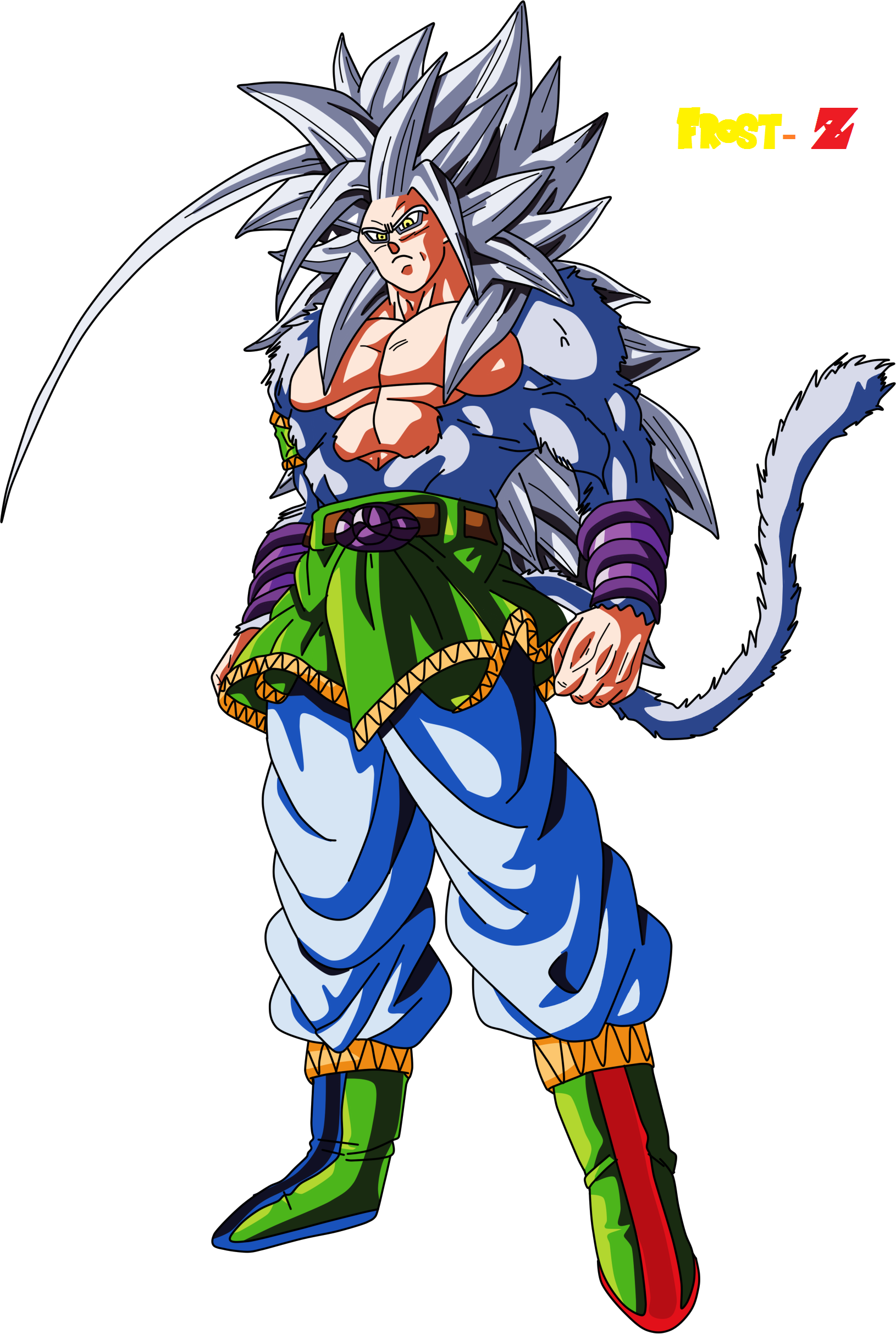 Dragon Ball Z Goku Super Saiyan - Son Goku Super Saiyan 5 (1630x2426)