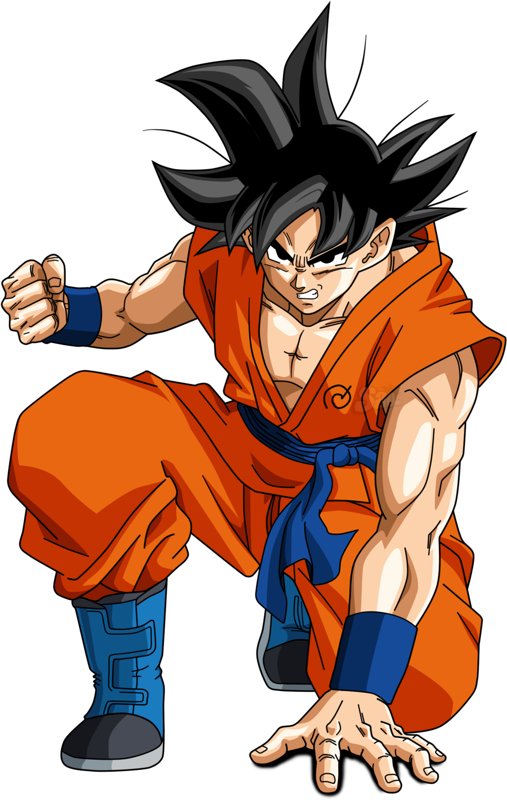 Goku Trunks Gohan Vegeta Super Saiya - Goku Dragon Ball Z Png (1024x1676)