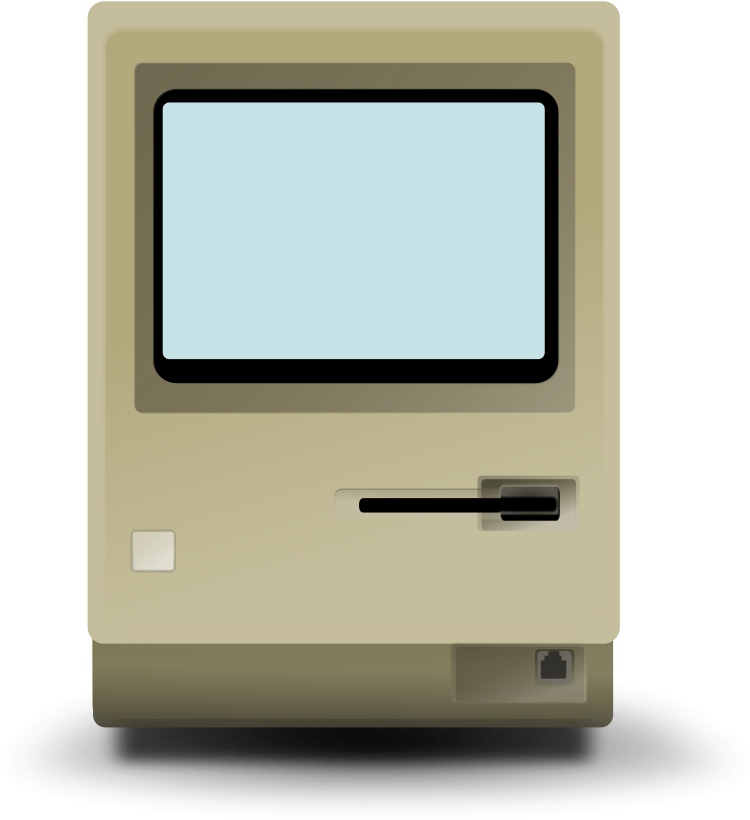 Macintosh 128k Cpu Only Svg Vector File, Vector Clip - Macintosh (900x835)