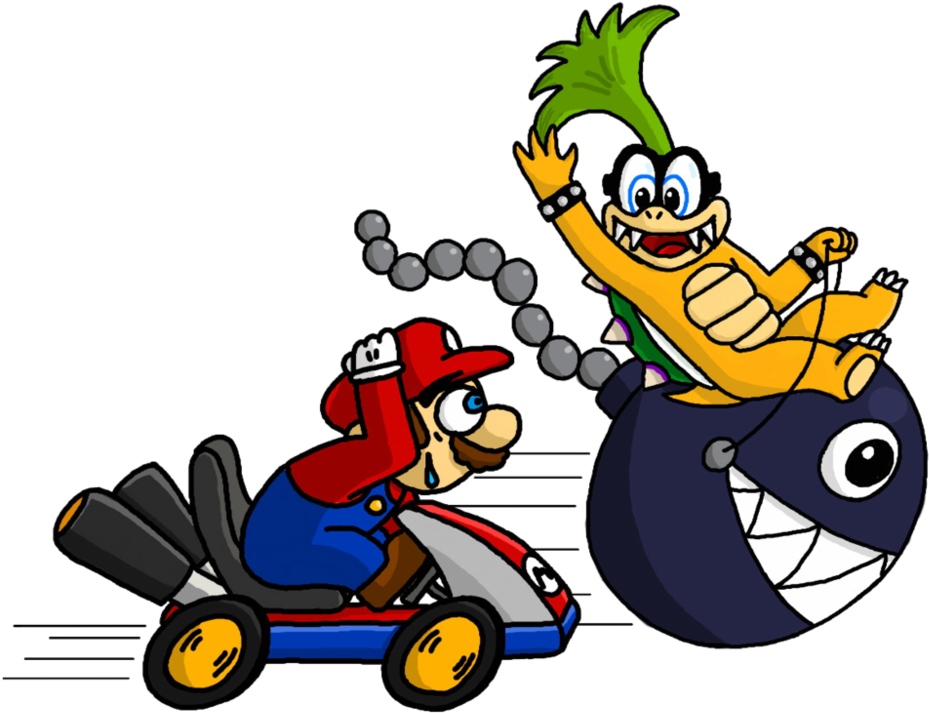 Mario Kart By Randomouscrap - Cartoon (1000x800)