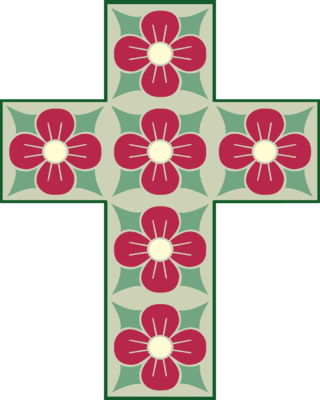 Com/cross Clipart Image 3 Sjpg114 - Flower Cross Clip Art (320x400)