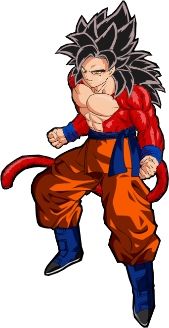 Goku Extra Trajes Y Transformación Para Dragon Ball - Goku Ascended Super Saiyan 4 (600x670)