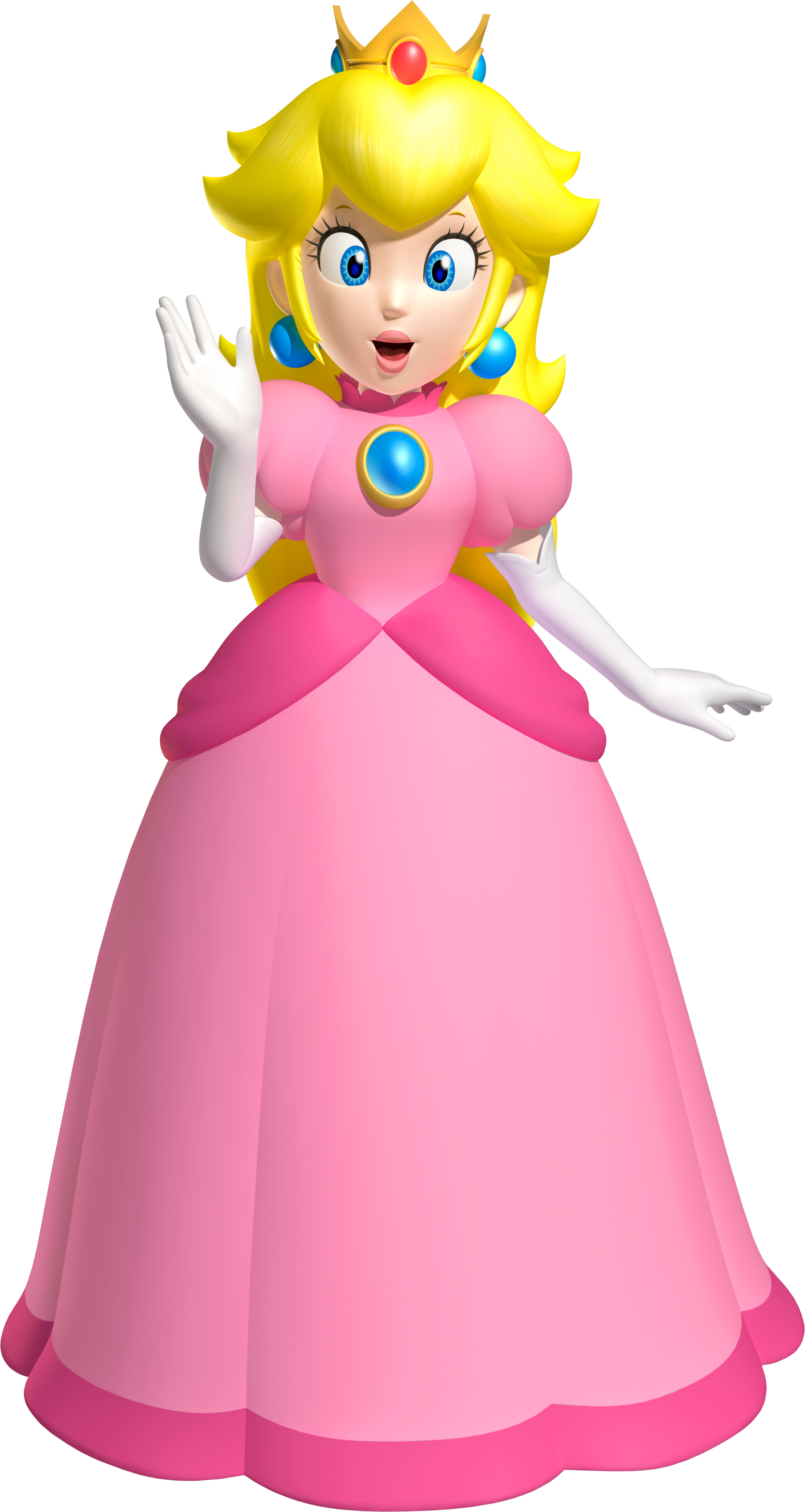 Mario Kart U - Princess Peach (1953x3666)