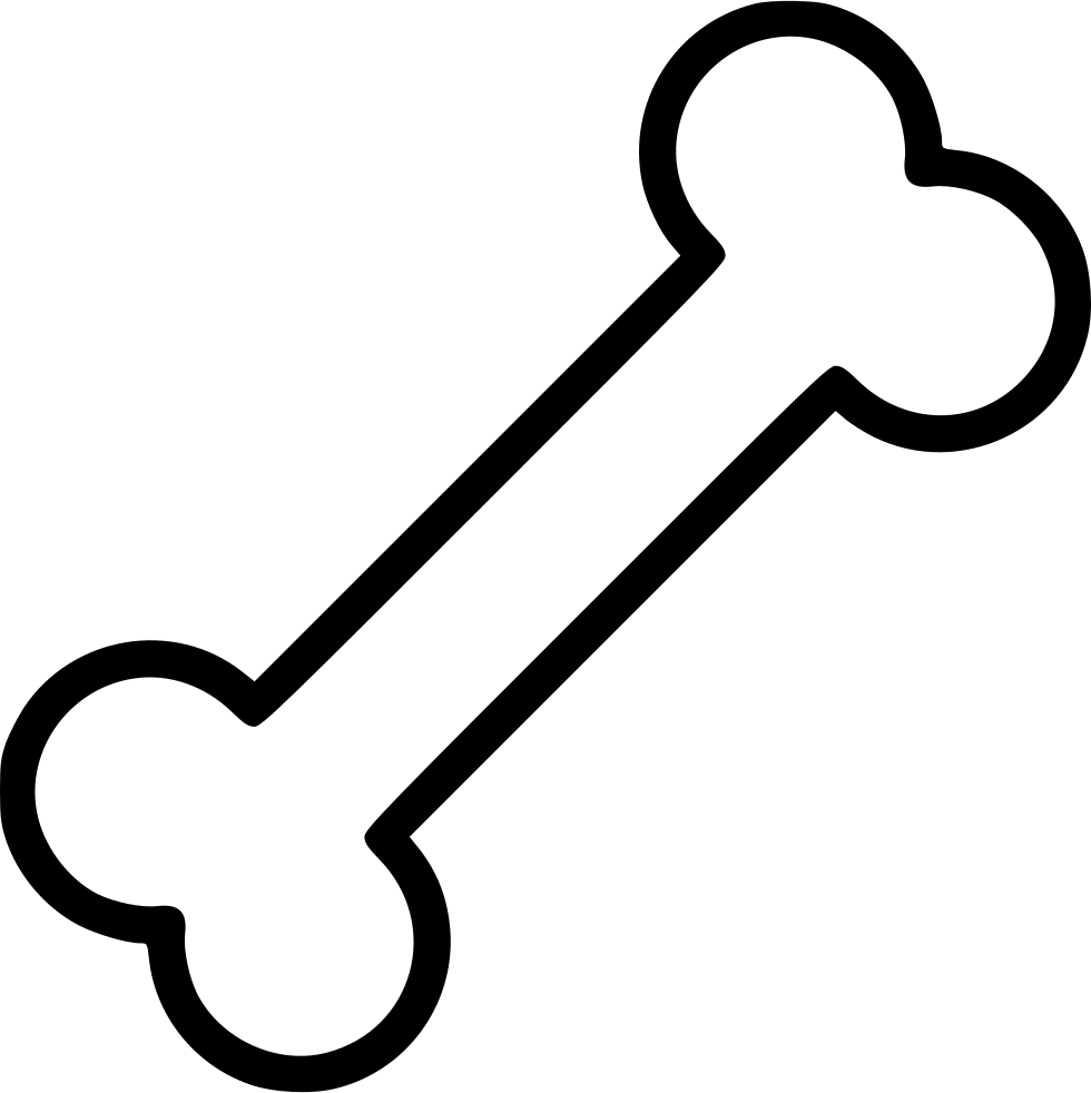 Bone Bones Skeleton Dog Food Xray Comments - Bones Clip Art (980x982)