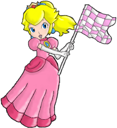 Mario Kart 7 - Princess Peach (538x609)