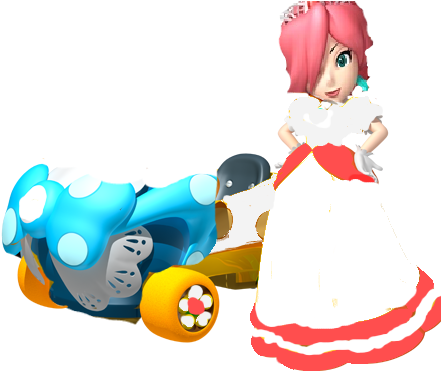 Rosalina Mk7 - Super Mario Kart Rosalina (441x423)