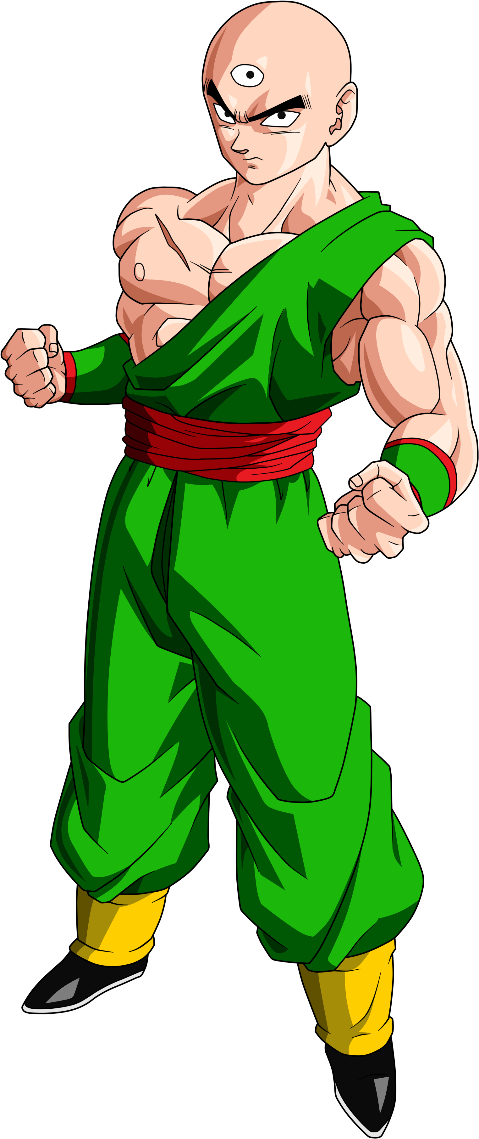 Can Current Tien Beat Namek Goku Who Fought Frieza - Dragon Ball Z (2500x3824)