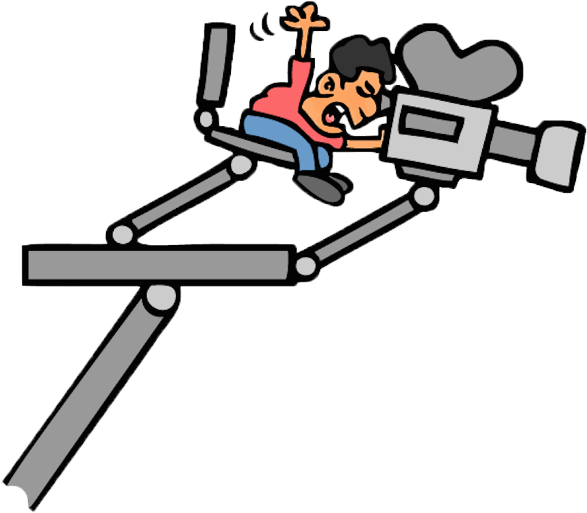 Clip Arts Related To - Cartoon Camera Man Png (882x767)