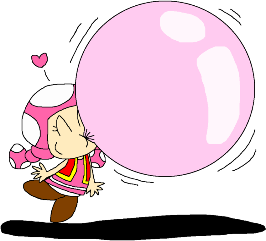 Toadette's Bubble Gum Ride By Pokegirlrules - Manga (1024x830)