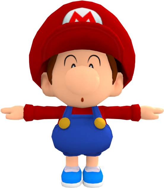 Download Zip Archive - Mario Kart 8 Baby Mario (750x650)