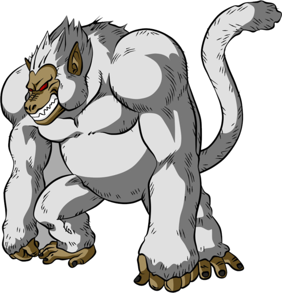 Share This Image - Super Saiyan God Super Saiyan Great Ape (578x600)