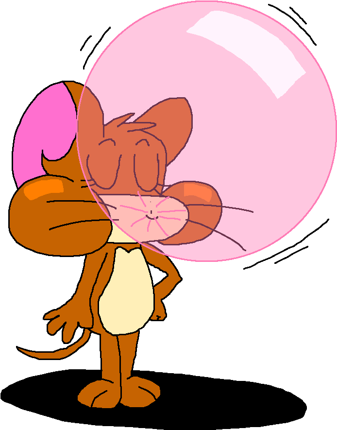 Jerry's Bubble Gum By Pokegirlrules - Jerry And Tuffy Bubble Gum (781x918)