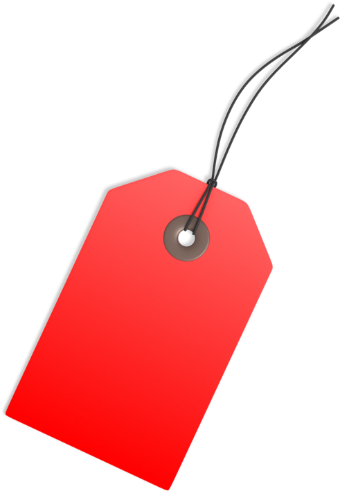 Etiquetas De Precio - Red Tag Png (550x800)