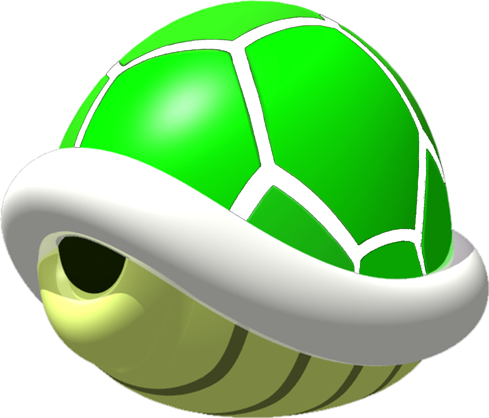 Mario Kart 64 - Mario Kart 64 Green Shell (1660x1428)