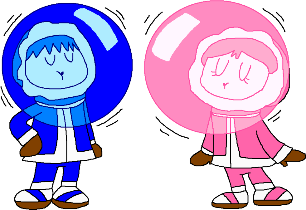 Bubble Gum Popo And Nana By Pokegirlrules - Bubble Gum (1024x716)