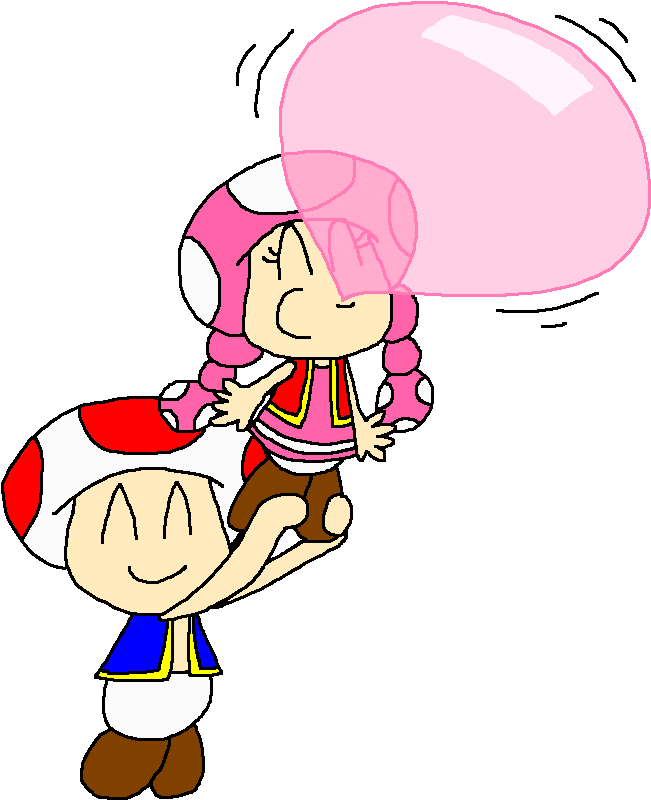 Lifting Air With Bubble Gum By Pokegirlrules - Cartoon (711x847)