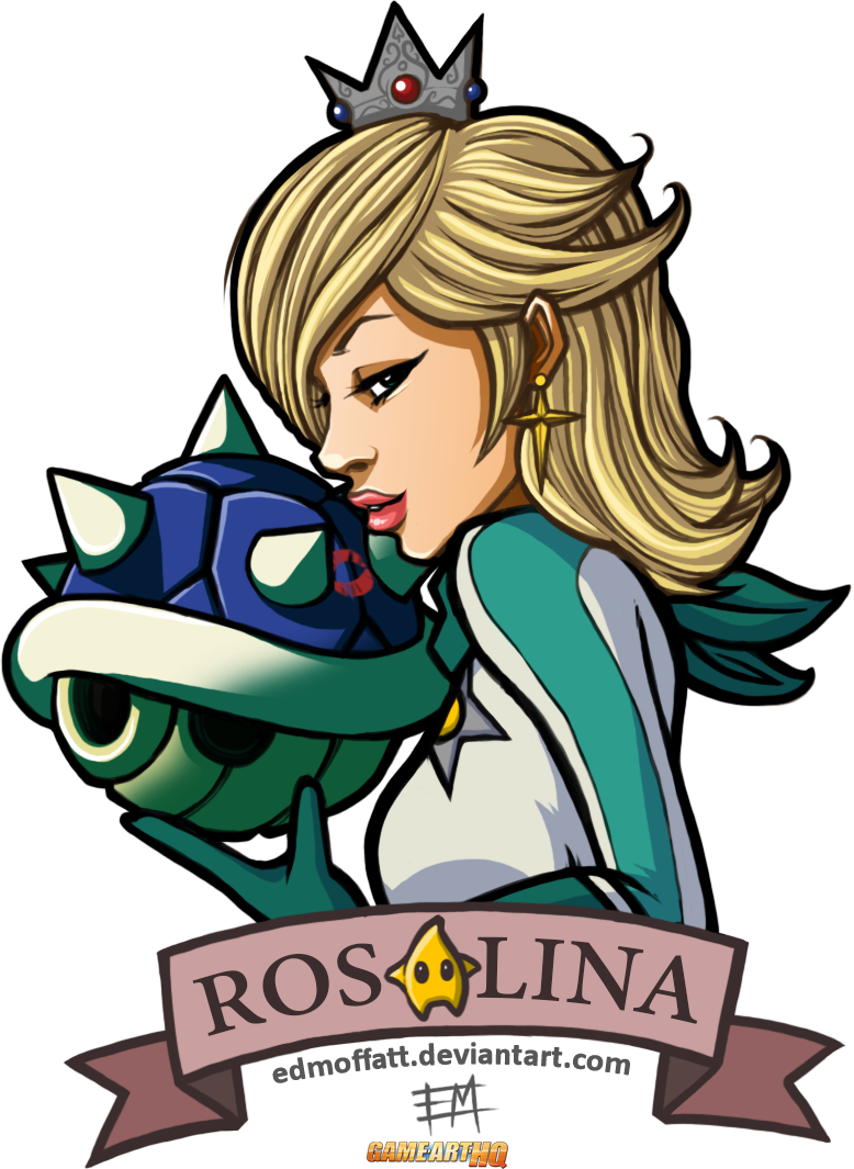 Rosalina Mario Kart By Edmoffatt - Blue Shell Mario Kart (778x1065)