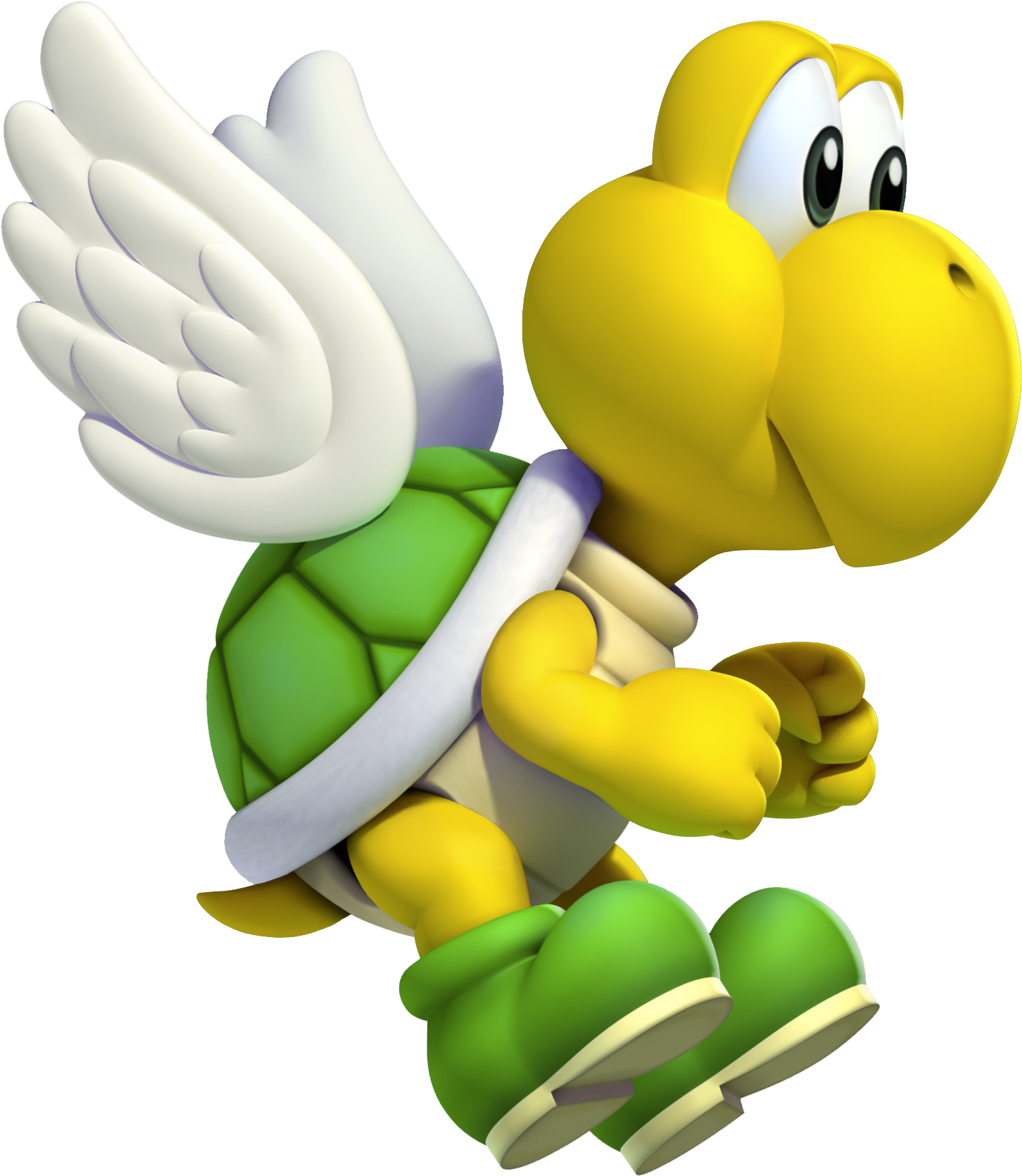 Coin Clipart Mario Character - Yellow Yoshi With Green Shell (2256x2216)