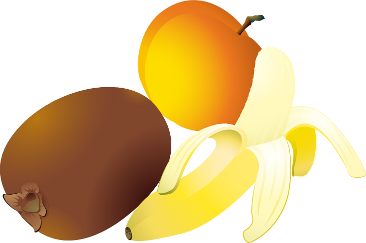 Kiwifruit Apple Clip Art - Kiwifruit Apple Clip Art (735x488)