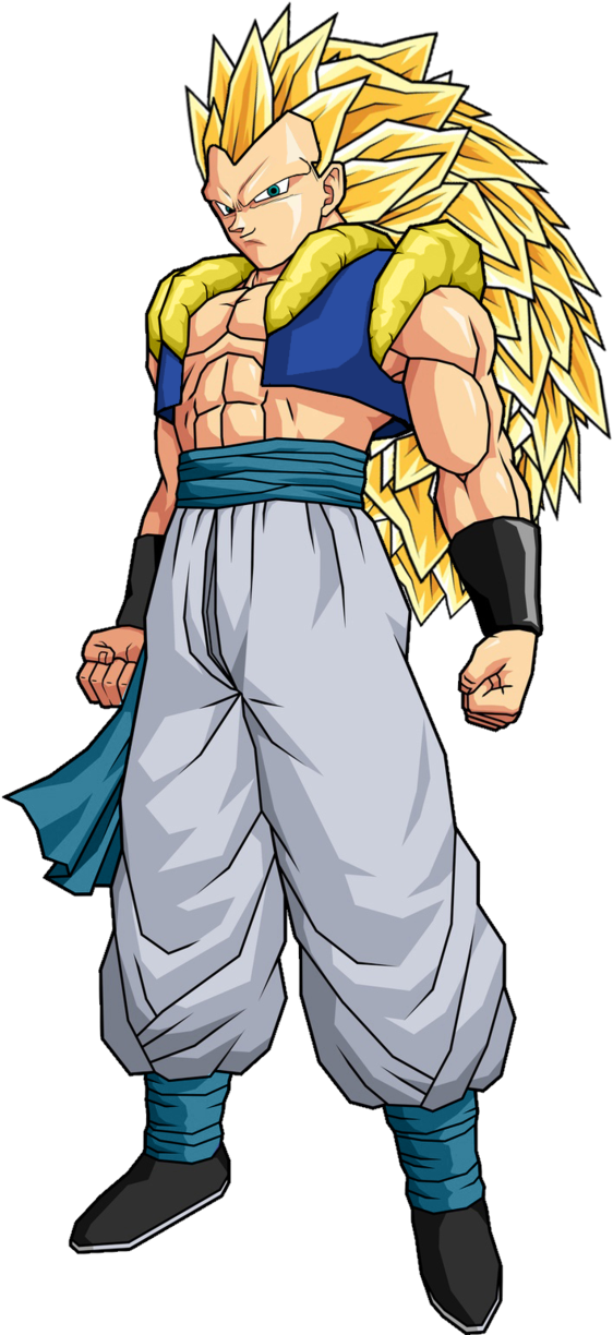 Gotenks Adult Ssj3 - Dragon Ball Z Gogeta (636x1255)