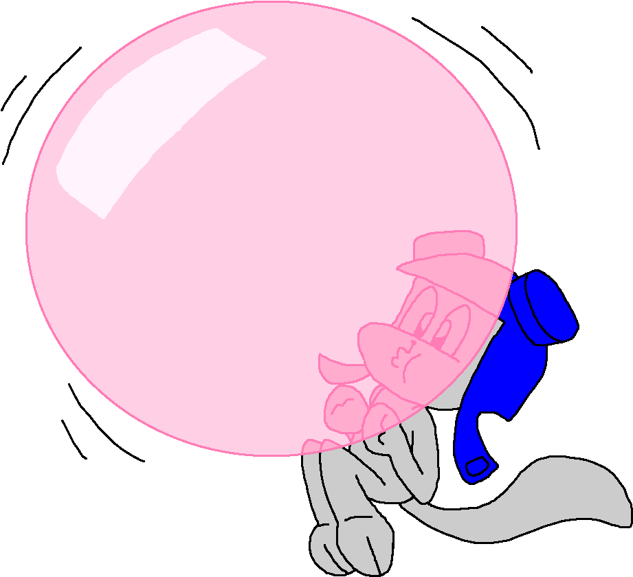 Rocky's Bubble Gum Balloon By Pokegirlrules Rocky's - Cartoon (990x897)