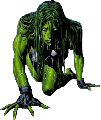 She Hulk Clipart Photos Png Images - Portable Network Graphics (354x420)